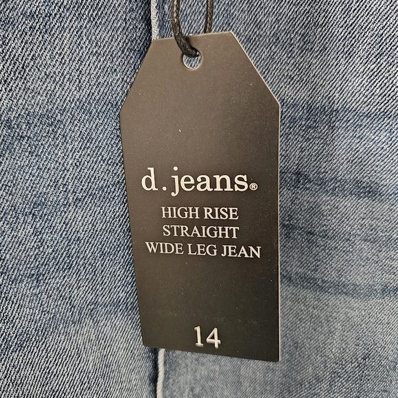 d. jeans Blue Flare & Wide Leg Women's Jeans - Picture 2 of 3